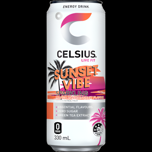 Celsius Energy Drink Sunset Vibe